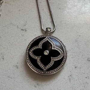 Brighton locket necklace adjustable can be once low or doubled up